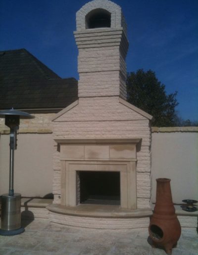 gallery outdoor fireplace